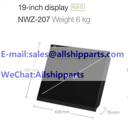 JRC NWZ-207 19INCH LCD display unit NWZ-214 FOR JAN-7201 JMR-7225 JMR-7230