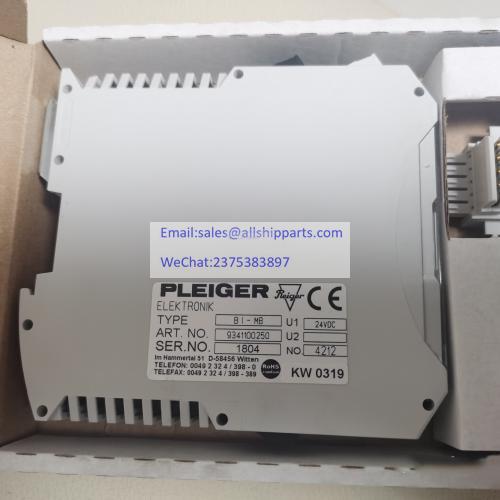 Pleiger Remote control butterfly valve control module