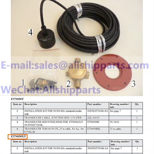 Skipper ETN050XT TRANSDUCER